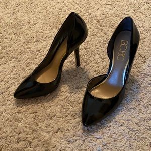 BCBG Paris “Jaze” Black leather pumps